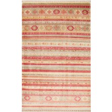 Eko Halı Zara Zr 12 Red Autumn Otantik Desenli Özel Hav Vermeyen ve Kolay Temizlenebilir Tensel Iplik Kullanılarak El Emeği Ile Özel Tezgahlarda Üretilen Modern Uşak Halısı