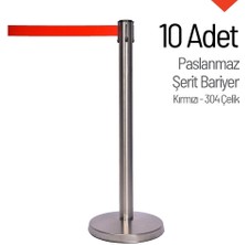 10'lu Paslanmaz Şerit Bariyer - 304 Çelik