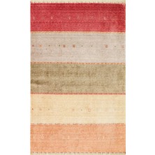 Eko Halı Zara ZR11 Red Autumn Otantik Desenli Özel Hav Vermeyen ve Kolay Temizlenebilir Tensel Kullanılarak El Emeği Ile Özel Tezgahlarda Üretilen Modern Uşak Halısı