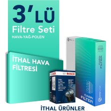 Suzuki SX4 S-CROSS 1.6 Filtre Bakım Seti (2013-2017) 3 Lü