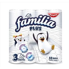 Familia Plus 3 Katlı Tuvalet Kağıdı 32 Rulo