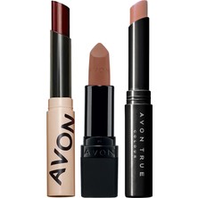 Avon Plum Tinted Balm ve Ultra Beauty Cappucino, Marvellous Mocha Ruj Paketi