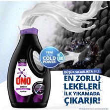 Omo Sıvı Active Cold Power Siyahlar Için + Omo Sıvı Active Fresh Cold Power Beyazlar Için Çamaşır Deterjanı 1690 ml