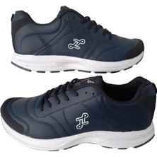 Lepons Erkek Lacivert-Beyaz Günlük Spor Ayakkabı