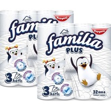 Familia Plus 3 Katlı Tuvalet Kağıdı 32 Rulo (2 Adet)