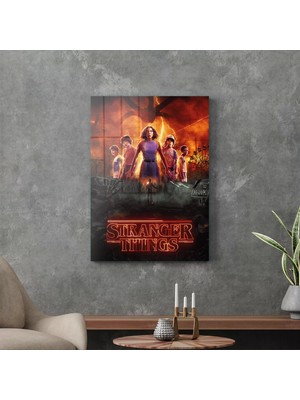 Decovetro Cam Tablo Stranger Things Poster 50X70 cm