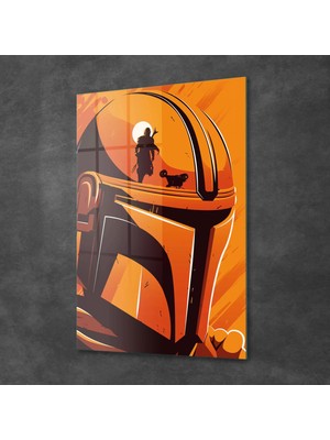 Decovetro Cam Tablo The Mandalorian Poster 30X40 cm