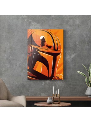 Decovetro Cam Tablo The Mandalorian Poster 30X40 cm