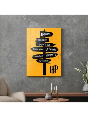 Decovetro Cam Tablo Harry Potter Sign 50X70 cm