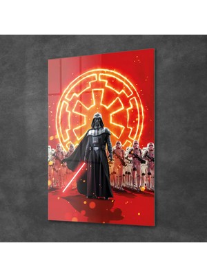 Decovetro Cam Tablo Star Wars Darth Vader 30X40 cm