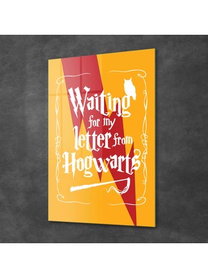 Decovetro Cam Tablo Harry Potter Hogwarts Letter 30X40 cm