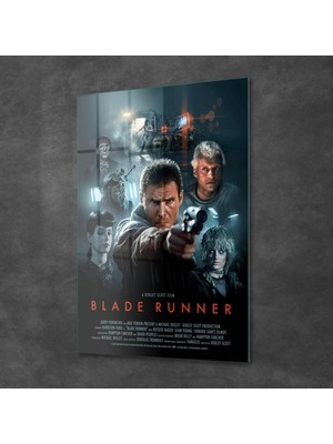 Decovetro Cam Tablo Blade Runner Film Afiş 70X100 cm