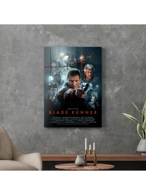 Decovetro Cam Tablo Blade Runner Film Afiş 70X100 cm