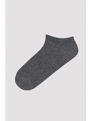Penti Zigzag Desenli 5li Gri Patik Çorap