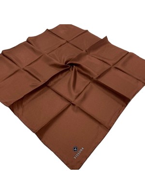 Vissona %100 Twill İpek Düz Desenli Eşarp 90x90 Eşarp Dikim Şekli : El Dikişi