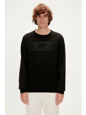 Bad Bear Fancy Crewneck Erkek Siyah Sweatshirt 19.02.12.007-C27