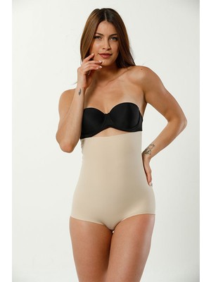 Miray Life Lazer Kesim Dikişsiz Yüksek Bel Hayalet Kadın Slip Korse