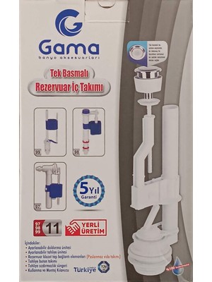 Gama Tek Basmalı Rezervuar Iç Takım (P-99/11)