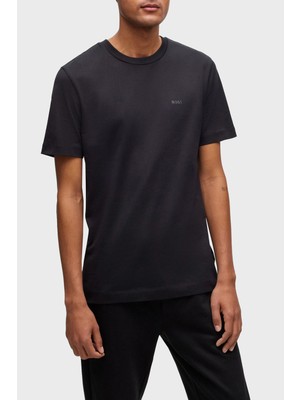 Boss % 100 Pamuk Bisiklet Yaka Regular Fit Jarse Erkek T Shirt 50468347 001