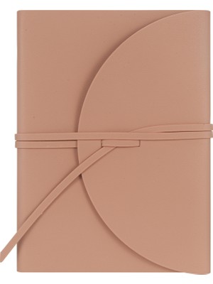 Victoria's Journals Pella Vegan Deri Esnek Kapaklı Klasik Dolma Kaleme Uygun Noktalı Not Defteri 15X21 cm (A5) Gül Kurusu