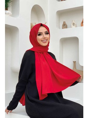 Bym Fashion 2050 Medine İpeği Şal Bordo