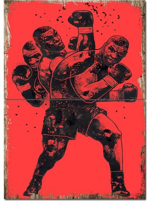 Bedeko Boksör Posteri Art Mdf Poster 70CMX 100CM