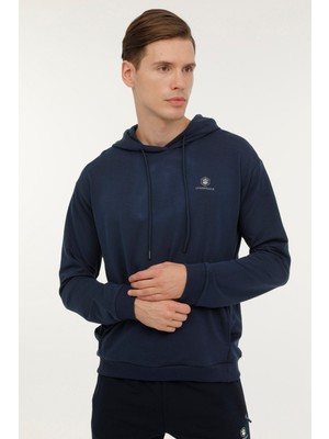 Lumberjack M-SN73 Basıc Hoodıe 2pr Lacivert Erkek Sweatshirt