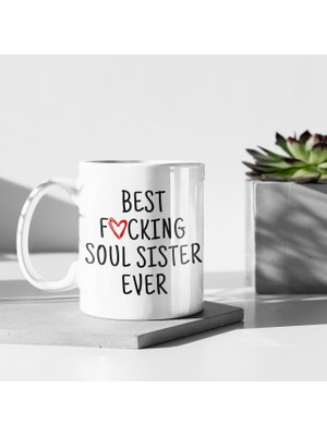 Bexdore Kız Kardeş Kupası, Kız Kardeşe Kupa,komik Kardeş Bardağı, Ingilizce Kız Kardeş Hediyesi