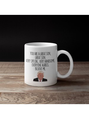 Bexdore Oğul Kupa, Oğula Anneden Komik Oğul Hediyesi, Oğul Trump Kupa, Oğul Hediye Ingilizce Kupa