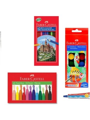 Faber-Castell Faber Castell 4 Lü Boyama Seti