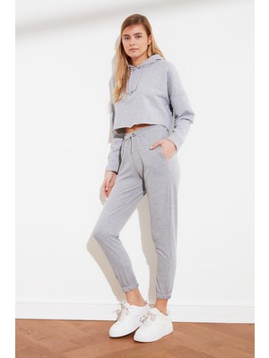 Oxvin Regular Jogger Kadın Bağcıklı Eşofman Altı