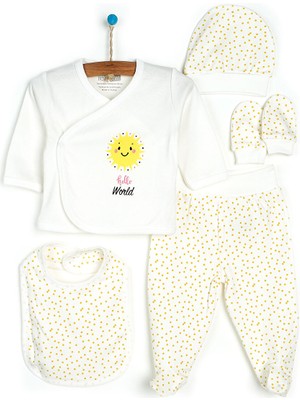 HelloBaby HelloBaby Yenidoğan Bebek Sunshine 5li Askılı Hastane Çıkışı Unisex