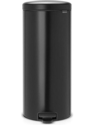 Brabantia Newicon Matt Black Pedallı Çöp Kutusu 30 lt