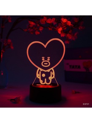 Jingyi Tata LED Lamba – BT21 – Lamba Figürlü Gece Lambası, 16 (Yurt Dışından)