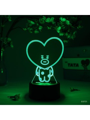 Jingyi Tata LED Lamba – BT21 – Lamba Figürlü Gece Lambası, 16 (Yurt Dışından)