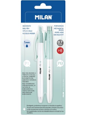 Milan BWM10447IBG P1 Mavi Tükenmez + Pl1 0,7mm Versatil Kalem