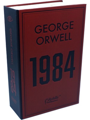 Çikolata Kütüphanesi George Orwell 1984 Temalı Ciltli Çikolata Kütüphanesi