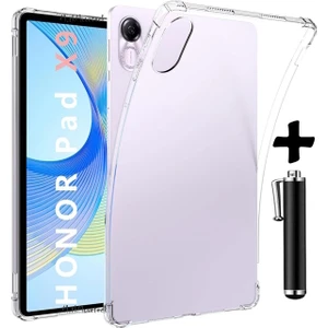 M.TK Moveteck Honor Pad X9 11.5 Inç Tablet Kılıf Arkası Şeffaf Köşe Korumalı Darbe Önleyici Anti Shock Şeffaf Silikon Armor Pp Ultra Slim Sararmaz