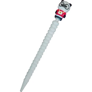 Panda Versatil Kalem 0.7mm Uçlu Kalem 1 Adet Sevimli Gözlüklü Sevimli Panda Mekanik Uçlu Kurşun Kalem