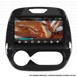 Renault Captur Android 12 Multimedya Carplay 4gb RAM+64GB HDD Manuel Navigasyon Ekran