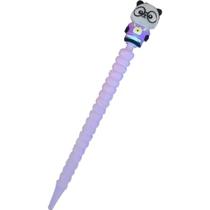 Panda Versatil Kalem 0.7mm Uçlu Kalem 1 Adet Sevimli Gözlüklü Sevimli Panda Mekanik Uçlu Kurşun Kalem