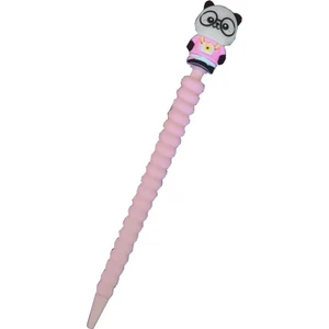 Panda Versatil Kalem 0.7mm Uçlu Kalem 1 Adet Sevimli Gözlüklü Sevimli Panda Mekanik Uçlu Kurşun Kalem