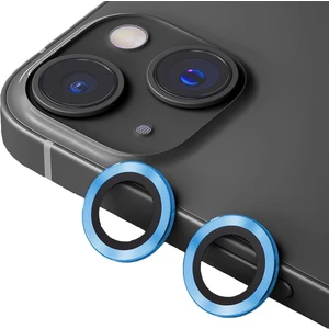 Metal Ring IPHONE 15/15 Plus Deniz Mavisi Kamera Koruyucu