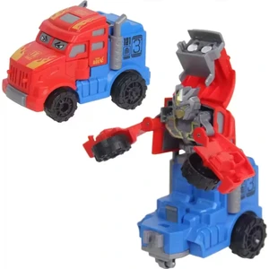 Spin Master Sürtmeli Robota Dönüşen Tır D400-34 - Kırmızı
