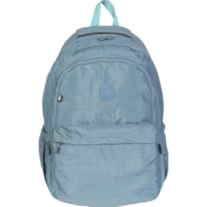 Krinkıl Sırt Çantası Laptop Bölmeli Spor ve Okul Sırt Çantası Kumaş Çanta Outdoor Su Geçirmez Suluk Bölmeli Günlük Kullanım Mavi