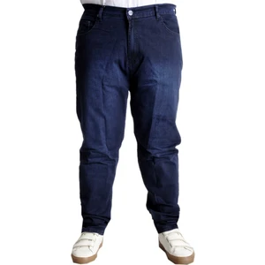 Büyük Beden Erkek Kot Pantolon Klasik Armina 23903 Lacivert
