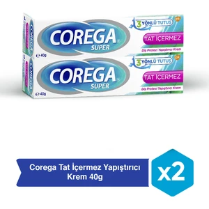 Tat İçermez Yapıştırıcı Krem 40 gr x 2 Adet