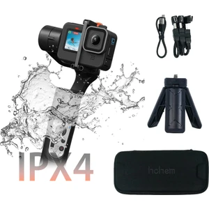 Isteady Pro 4 Aksiyon Kamerası Gimbal ,3 Eksenli, Gopro 11/10/9/8/7/6/5 ile Uyumlu, Osmo ACTION/INSTA360 One R ve Diğer Aksiyon Kameraları Için, Ipx4 Su Sıçramasına Karşı Korumalı