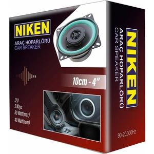 4'' - 10cm Oto Araç Hoparlörü 12V 80Watt (1 Adet)