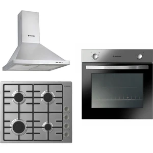 Yeni Inox 3'lü Ankastre Set ( HON100X-HHW6LMX-HCH6MXTK )